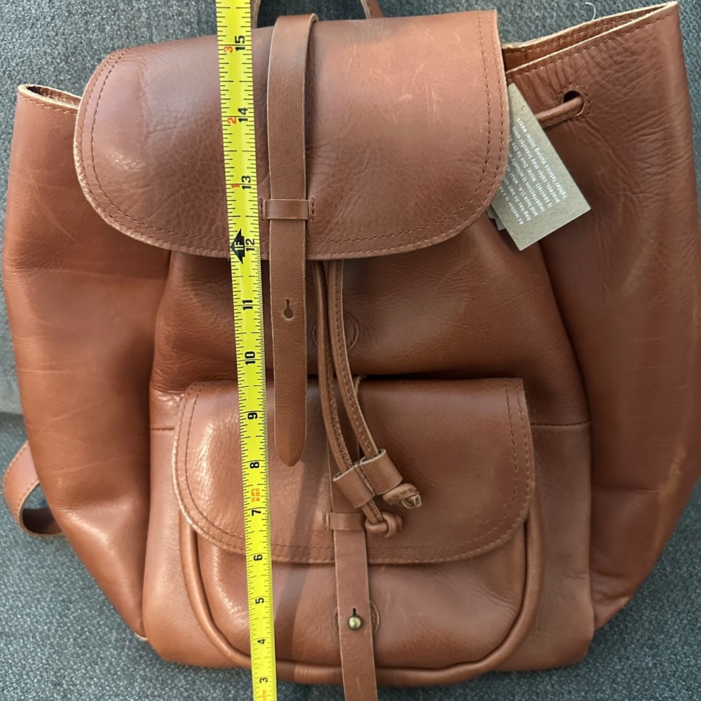 Madewell brown rucksack backpack